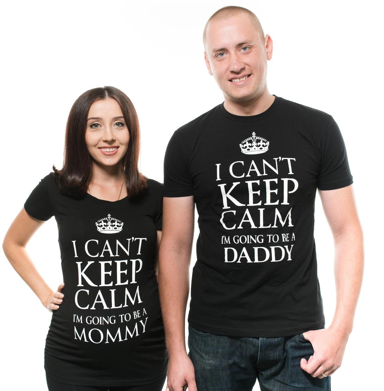 Keep Calm We are going to be mommy and Daddy Pregnancy Matching Maternity Couple S