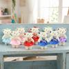 10pcs/set Plush Doll Mini Bear Flower Bouquet Plush Animal Bear Plush Toys  Kids/Children Toys