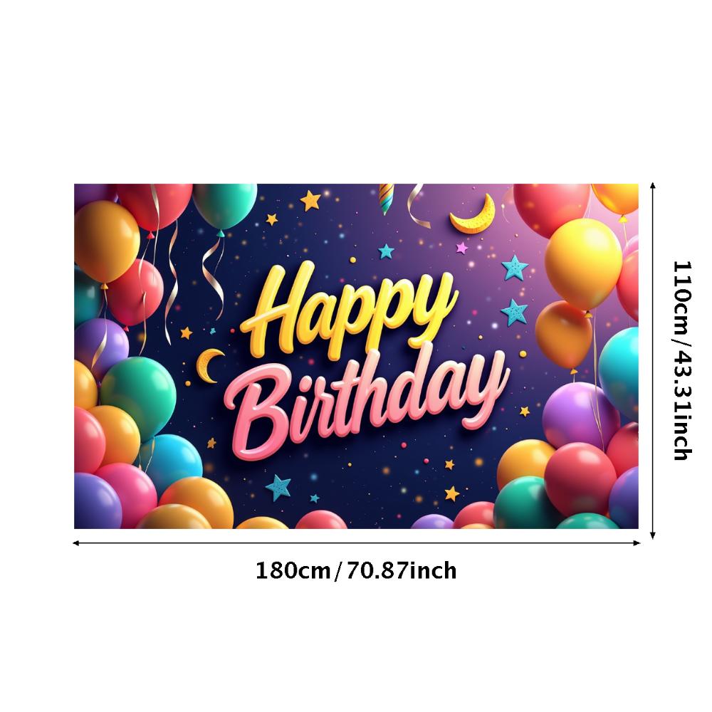 17. Geburtstag Party Hintergrund Banner Rot und Schwarz Ballon Alles Gute zum Geburtstag Fotografie Hintergrund Requisiten Dekorationen Zubehör