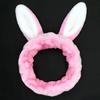 Lovely Women Girls Rabbit Ears Hair Band Shower Facial Cleaning Makeup Headband