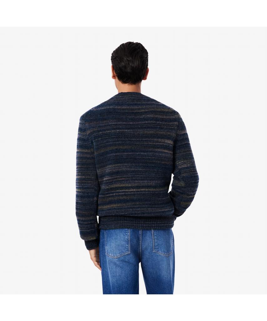 LACOSTE Men'S Striped Crew Neck Sweater Ah5221-55N L0K