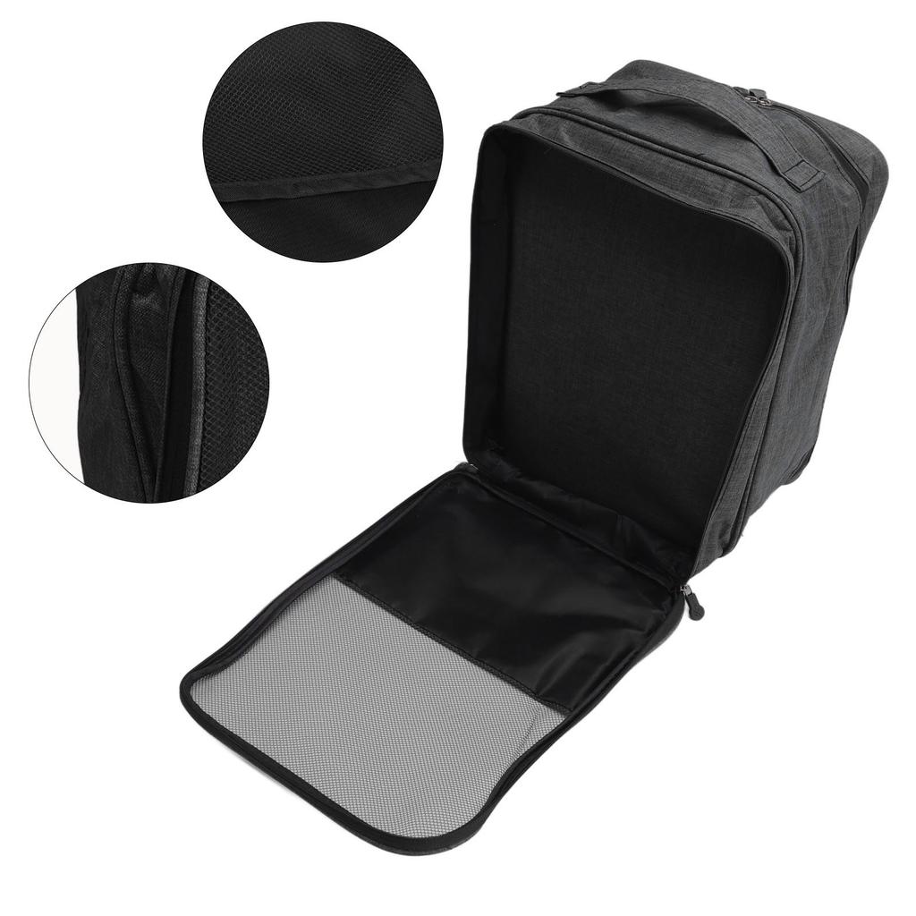 3 Layers Travel Shoe Bag Holds 3 Pair of Shoes Waterproof Portable Shoe Storage Bag for Travel