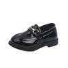 Menina sapato moda apartamentos para crianças casual criança sapato confortável sapatos de couro do plutônio meninos menina criança doces mocassins plana menino sapato
