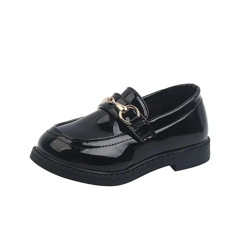 Menina sapato moda apartamentos para crianças casual criança sapato confortável sapatos de couro do plutônio meninos menina criança doces mocassins plana menino sapato