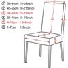 Wood Chair Universal Size Chair Cover for Dining Hotel Banquet Home Widening and Raising Removable Washable Stretch Chair Covers