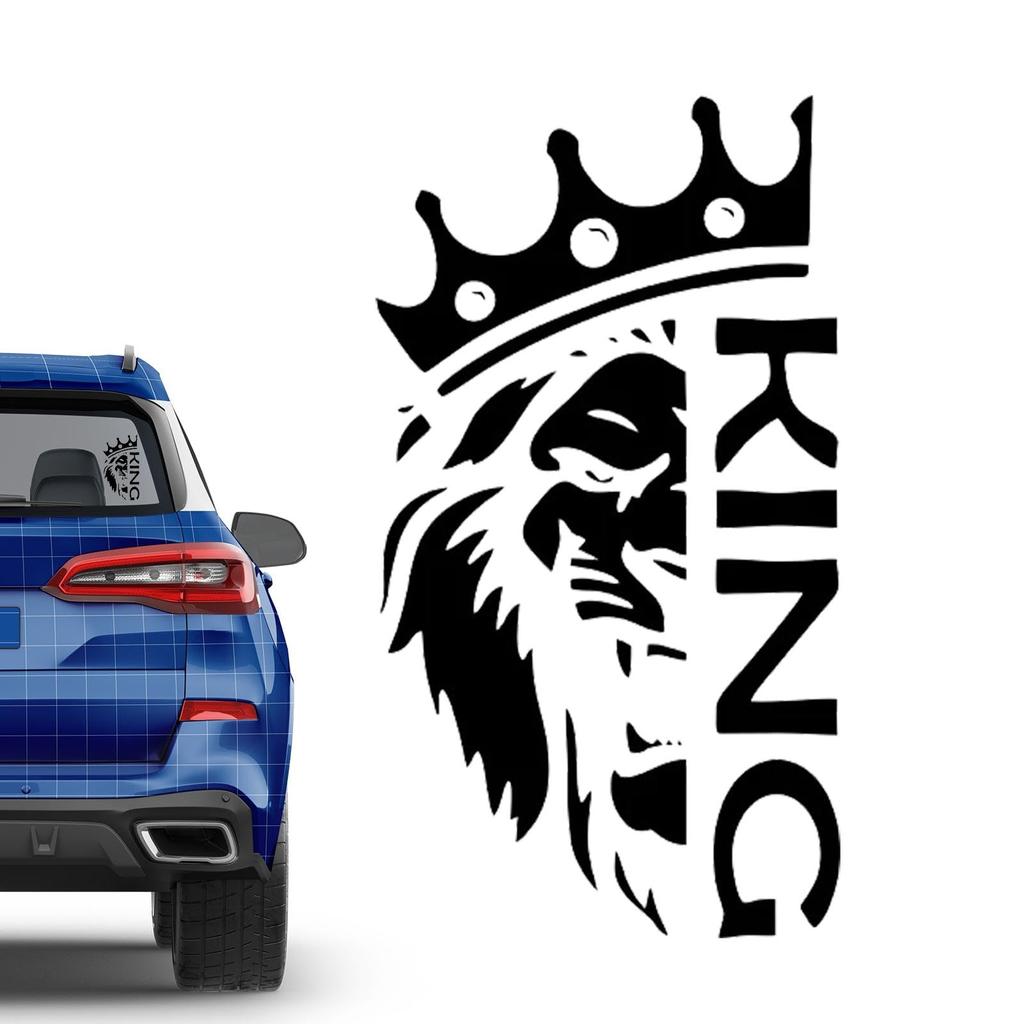 Lion Car Decal Sticker, Car Lion Decal | Car Decoration Stickers, Lion King Animals,