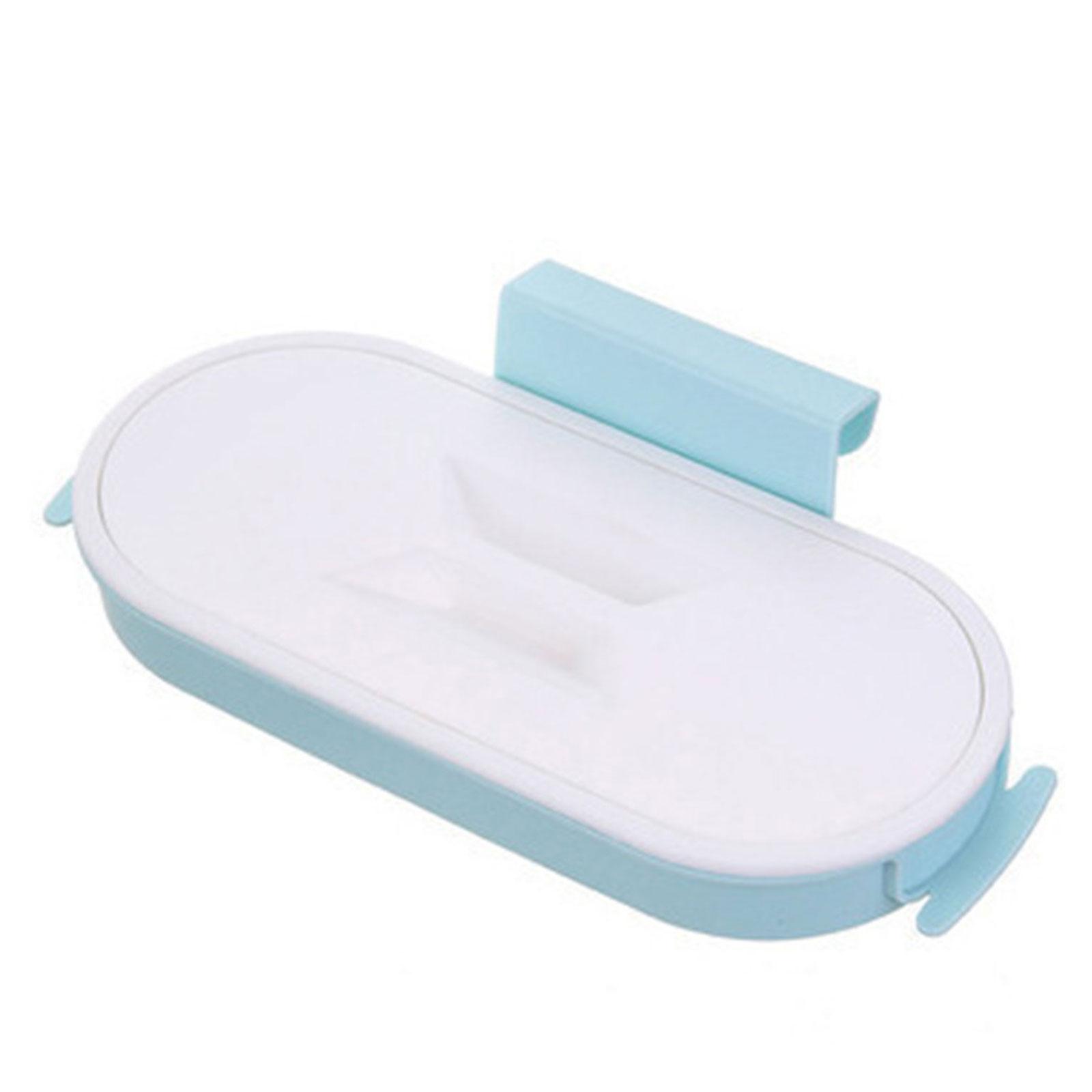 

Переносной пластиковый кронштейн для мусорного мешка, корзина для дверцы кухонного шкафа, подвесное мусорное ведроНастенный кухонный органайзер светло-синий