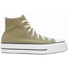 Khaki Chuck Taylor All Star Rift Platform Sneakers A07571C