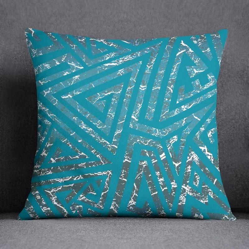 Geometric Irregular Pattern Decorative Pillowcase Office Living Room Home Pillowcase Car Ornaments