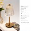 LED Table Lamp Touch Sensor USB Rechargeable Night Light 3 Color Wireless LED Bedside Lamp Atmosphere Restaurant Hotel Bar