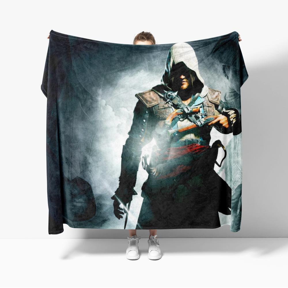 Assassins Blankets Soft Warm Flannel Creeds Throw Blanket Bedding for Bed Living Room Home Sofa