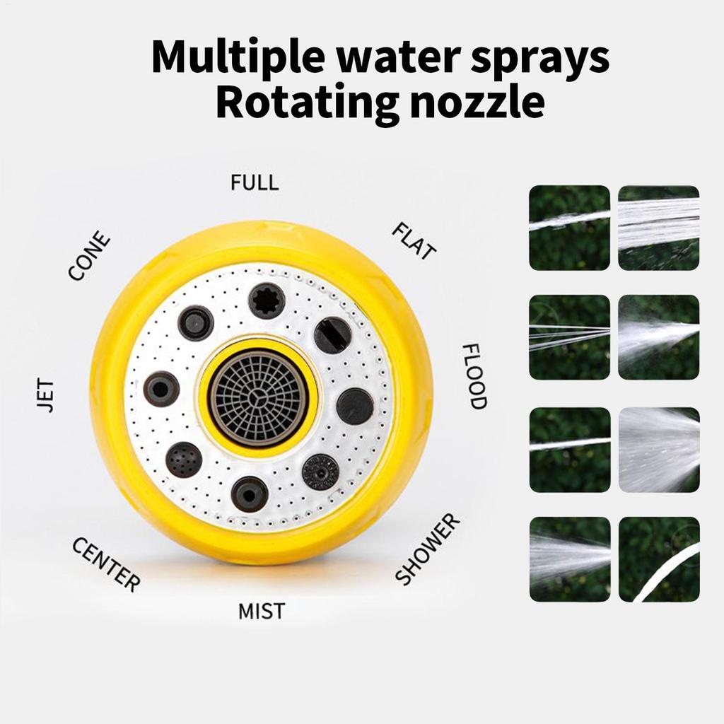 Dog Shower Sprayer 8 Modes Pet Bath Cleaning Cat Dog Shower Gun High-pressure Hose Nozzle Foam Garden Car Animal Dog Wash Tool