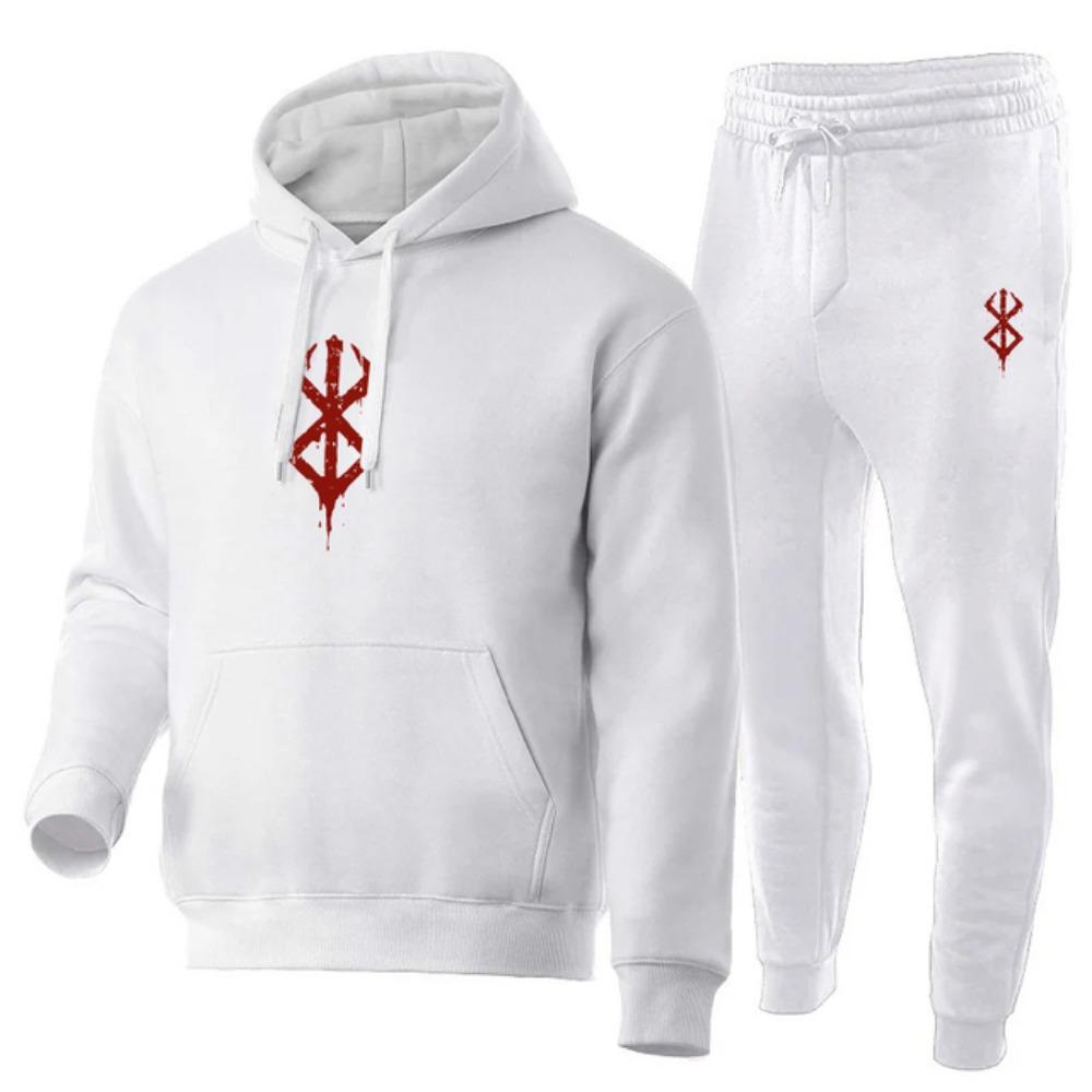 

Комплект из 2 предметов с капюшоном и брюками для осенне-зимней спортивной одеждыПуловерМужская спортивная одеждаМужская спортивная одежда XXXL