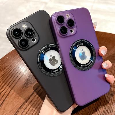 Luxury Magsafe Wireless Charge Phone Case For Iphone 14 13 12 11 Pro Max Plus Transparent Magnetic Matte Bumper Cases Cover