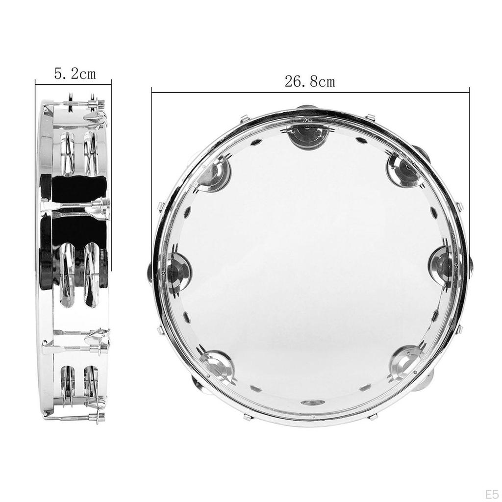 10-inch Percussion Tambourine for Kids and Concerts