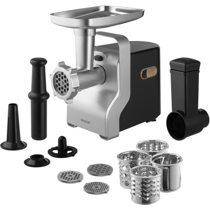 Meat Grinder - SENCOR - SMG 6400SL - 700 W - Black / Silver