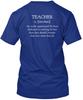 True Definition Of A Teacher Tshirt Size S To 5xl