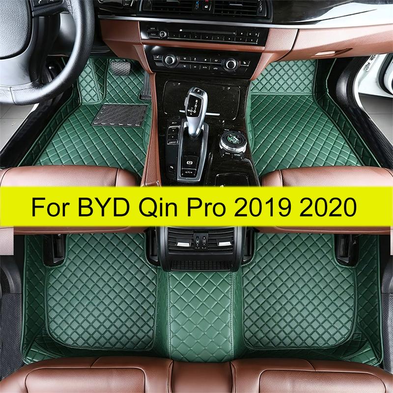 Car Floor Mats For BYD Qin Pro    Auto Foot Pads Automobile Carpet Cover Interior Accessories