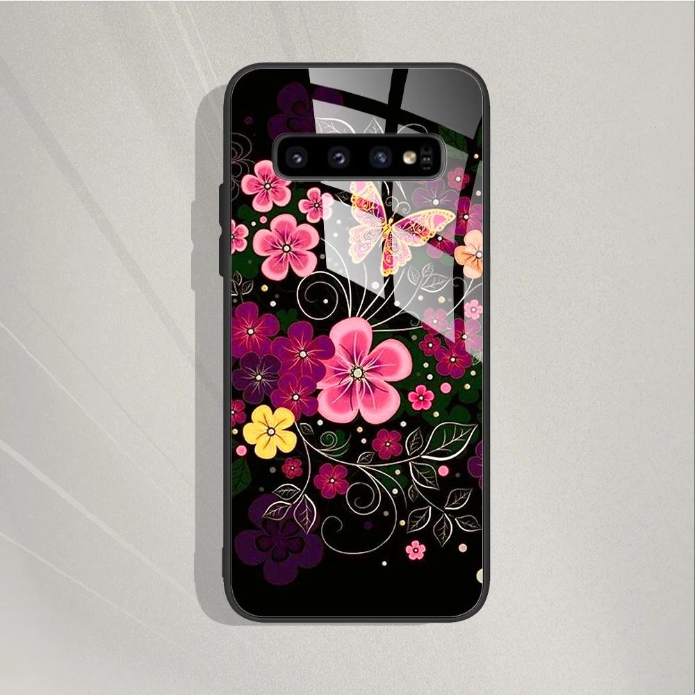 For Samsung Galaxy S10 S 10 Plus S10E Case Shockproof Tempered Glass Case Hard Back Cover Funda For Samsung S10 Case S 10 Bumper