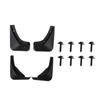 4Pcs Set Car Mudguards Front Rear Splash Guards Mud Flaps Black Replacement for Cadillac XTS 2013‑2018