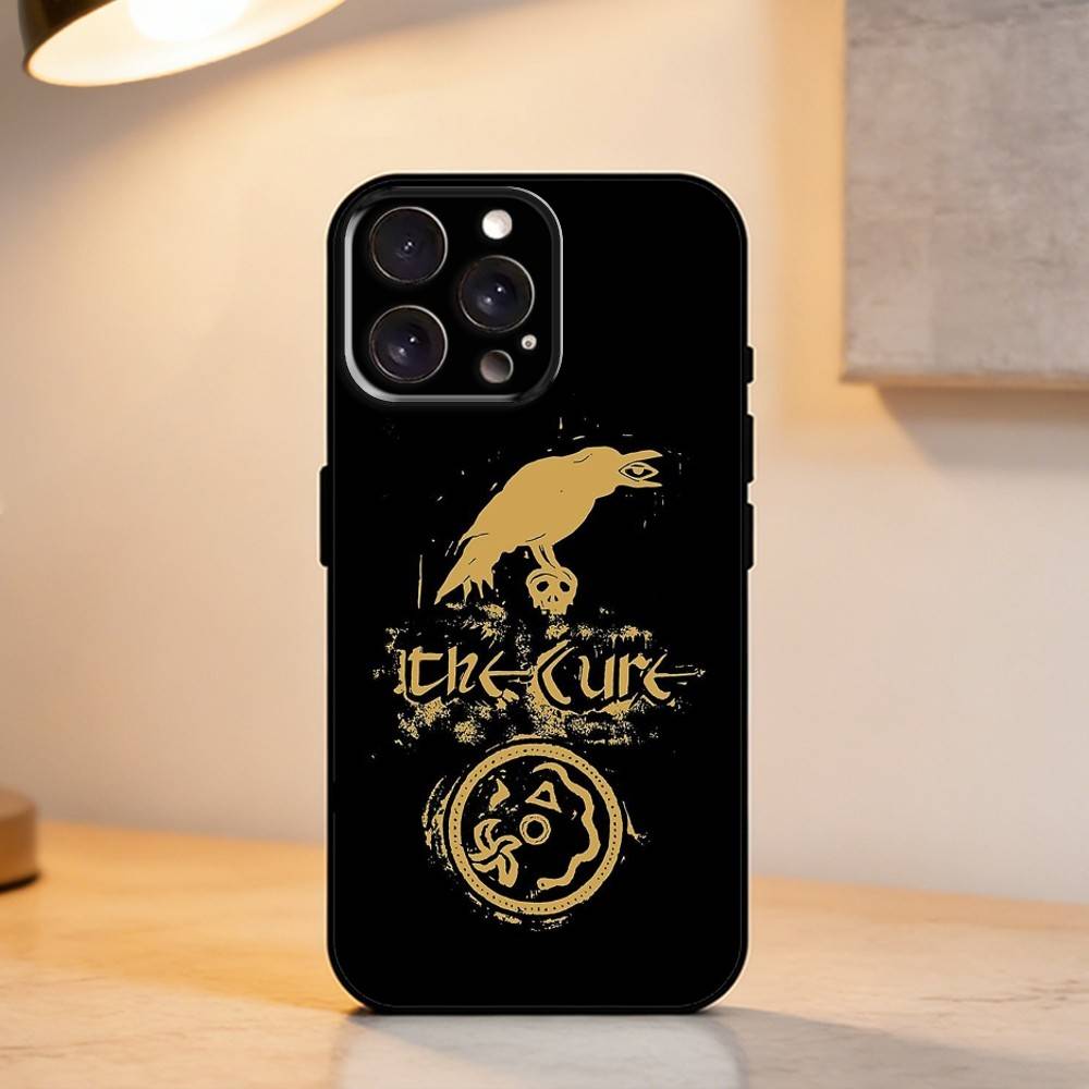 The Robert C-CureS Smith Robert Smith Phone Case For iPhone 17,16,15,14,13,12,11 Plus,Pro Max,XS,Soft Silicone Black Cover