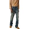 Gucci Dżinsy z postrzępionym brzegiem i wzorem Interlocking G 760957-XDCOT-4447