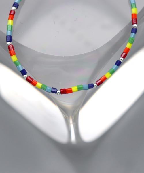 Bonbeau Rainbow Delica Beads Bracelet Rainbow Color Delica Beads Layered Bracelet