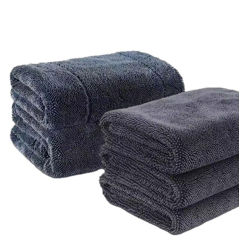 Large Scratch Free Microfiber Car Drying Towel Super Absorbent Towel Double Layer Towel for Car Motorcycle & Bicycles