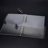 A5A7A7 6Pcs Transparent Acrylic Index Divider Page Loose leaf Index Page Replacement Core Ultra Transparent 6 Ear Divider