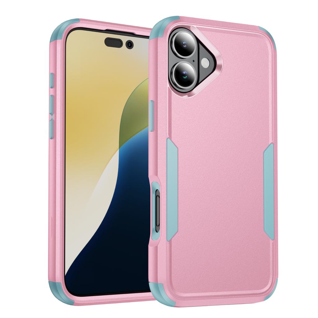 For iPhone 17 Case 3 In 1 Shockproof TPU PC Phone Cover