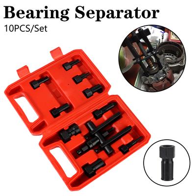 Motorcycle Bearing Disassembly Tools Remover Automotive Tools Aluminum Wheel Bearing Kit 10 Pcs/Set Portable Seal Driver Installer