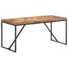 Day and Night - Day and Night Dining Table Solid Acacia and Mango Wood 160x70x76 Cm