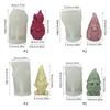 Faceless Dwarf Candle Molds Festival Christmas Gypsum Resin Mold DIY Christmas Dwarf Mold Christmas Home Decoration Art