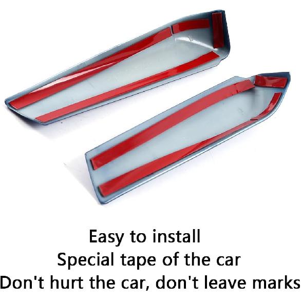 Car Accessories Fit for Toyota C-HR CHR 2018-2023 Front Door Window A Pillar Decoration Strips Cover Trim (Carbon Fiber Style) ABS 2 PCS