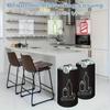 Deposit Bottles Container Large Capacity Storage Bags with Handles 115L Waste Glass Storage Container for Kitchen Home Garage
