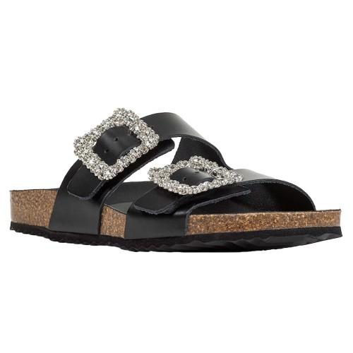 Geox Womens/Ladies D Brionia R Grain Leather Sandals