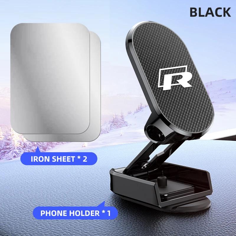 

2026 New For VOLKSWAGEN VW Car Logo Magnetic Foldable Phone Holder For Volkswagen Tiguan Bora POLO PASSAT CC Touran GOLF Jetta A