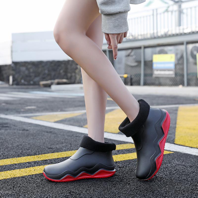 Unisex Frühjahr 2024 Wasserdichte Knöchel-Gummistiefel - Abriebfest, Rutschfest, Leichte Gummischuhe für die Küchenarbeit