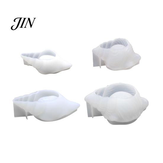 Coastal Decor Mold Conch Seashell Silicone Mold, 3D Sea Shell Candle Soap for Plaster Resin Casting Epoxy, Easy Demold Flexible Molds Jewelry