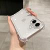 Luxury Shockproof Transparent Case For iPhone 17 16 15 14 Plus 13 12 11 Pro Max Soft Bumper Hard Acrylic Back Cases Cover