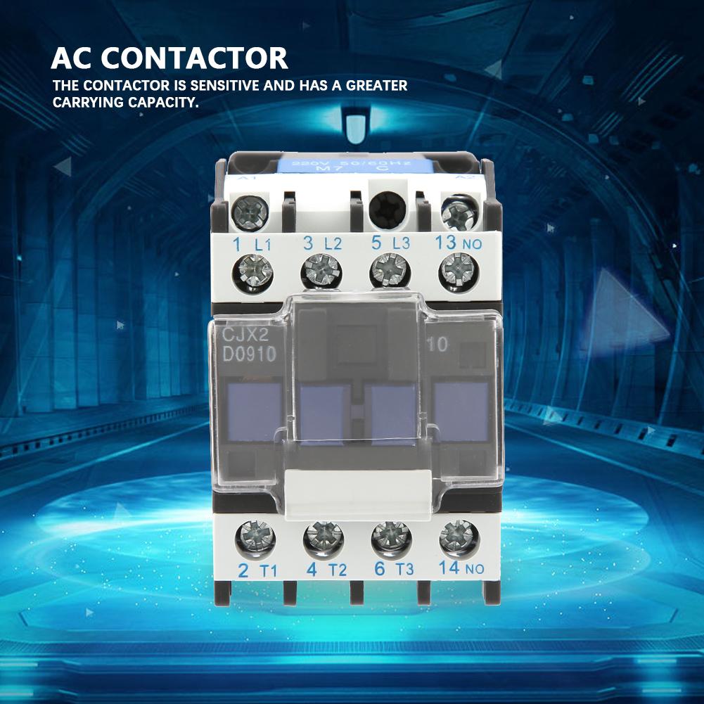 CJX20910 High Sensitivity Industrial Electric AC Contactor 220V 9A