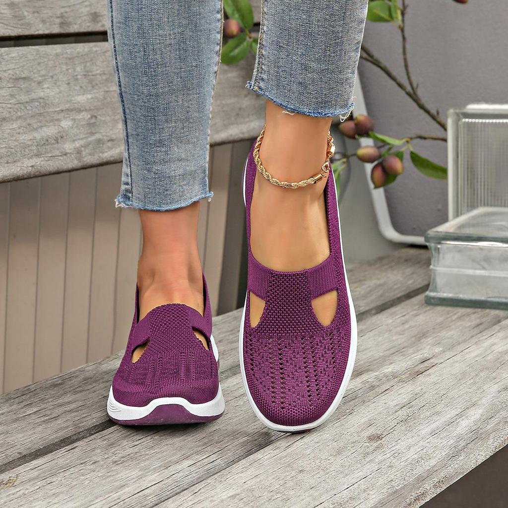 Women's 2025 Autumn Breathable Old Beijing Cloth Shoes for Middle-aged and Elderly - Large Size