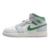 Air Jordan 1 Mid GS Summit White Pine Green Kids Sneakers Pure-Platinum Sail DQ8423-142