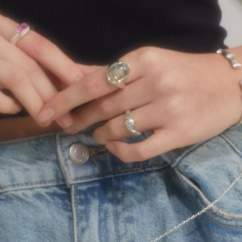 BOLDIERE Dry Flower Ring_ R17[Silver]