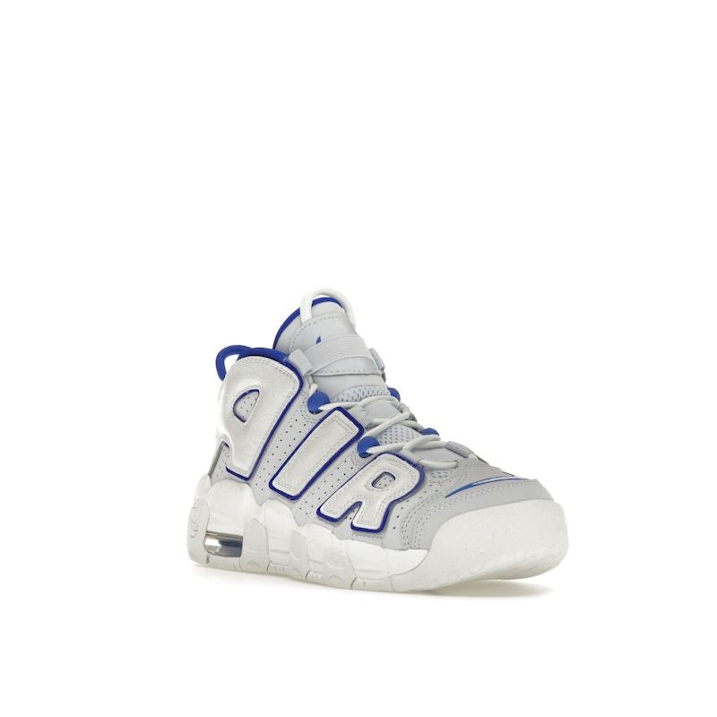 Nike Air More Uptempo GS Bílá Královská Dětské Tenisky Summit-White Football-Grey Racer-Blue FN4857-100