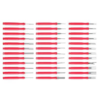 6/8/18/30/36Pcs Terminal Removal Key Tool, Terminal Pin Extractor Puller Repair Remover Key Tool for Car