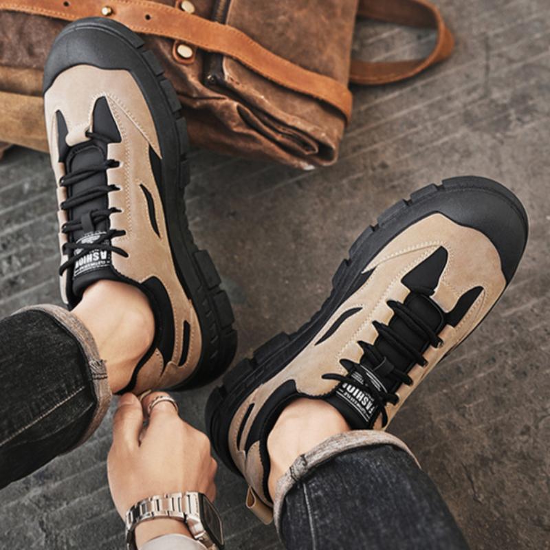 Frühling Atmungsaktiv Rutschfest Abriebfest Arbeitsschuhe Herren Sport und Freizeit Arbeitsschutzschuhe