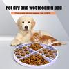 Silicone Dog Lick Mat Anxiety Relief Anti-choking Pet Food Mat Slow Feeder Bowl Licking Mat Toy for Small Medium Large Breed Dogs