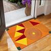 Colorful Abstract Doormat 1pc – Modern Geometric Floor Mat with Bold Art Design, Indoor Entry Rug for Front Door and Hallway
