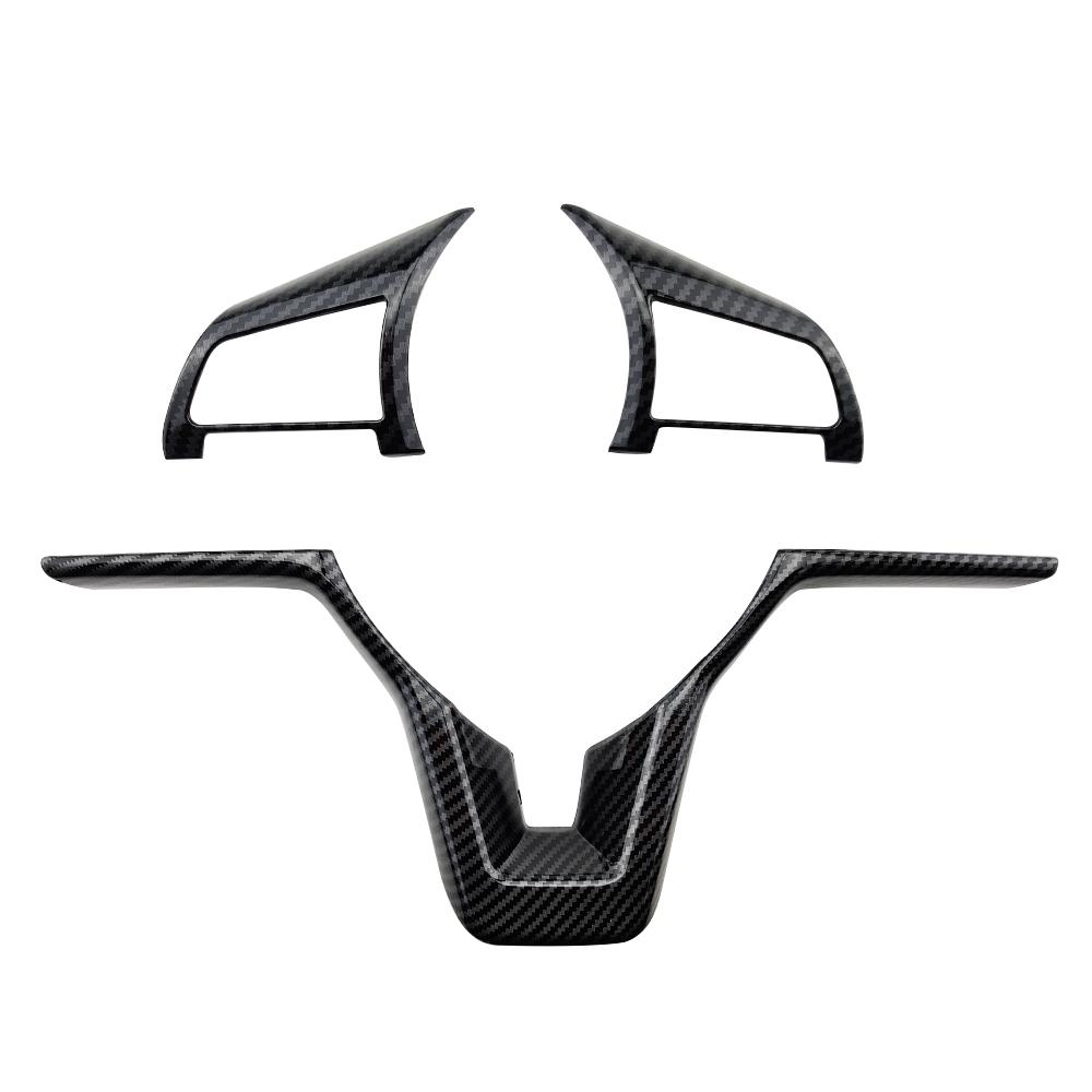 Car Steering Wheel Covers Trim Sticker for Nissan X-Trail T32 Rogue Kicks 2017- Qashqai J11 Altima Micra Leaf Sentra